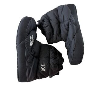 The North Face 700 Down Fill Apres Ski Booties Slippers Black Unisex XSmall